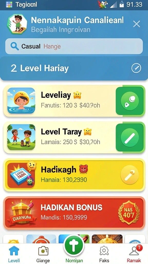 Screenshot menunjukkan tampilan slot dengan grafis menawan.