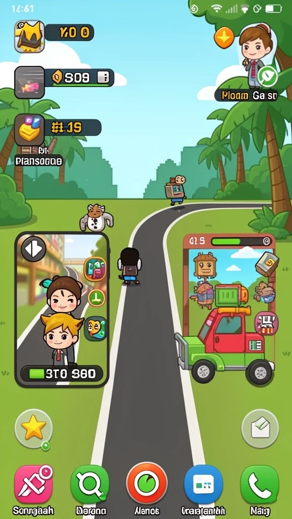 Screenshot dari permainan slot dengan tema klasik.