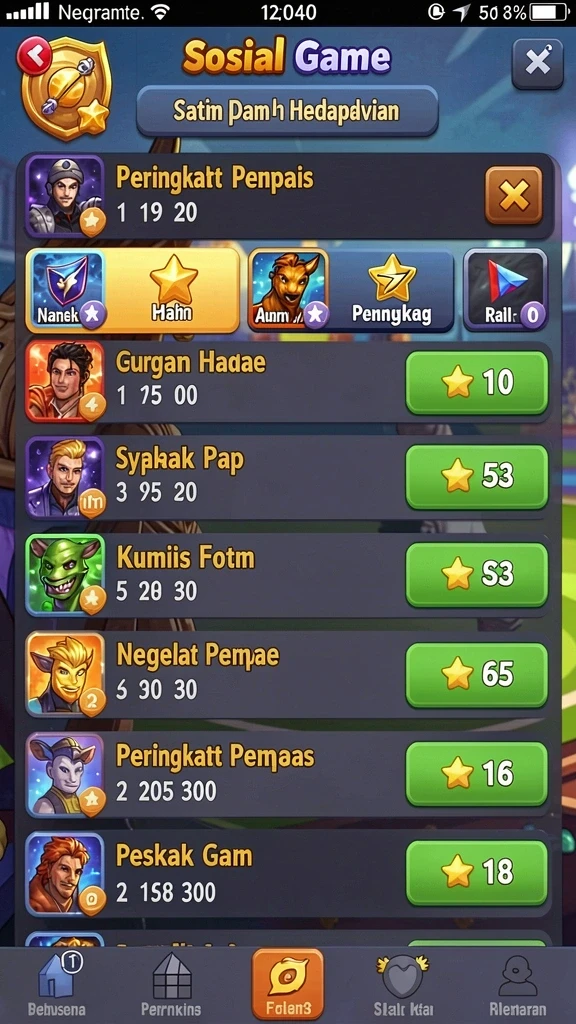 Tampilan grafis yang menarik dan detail.