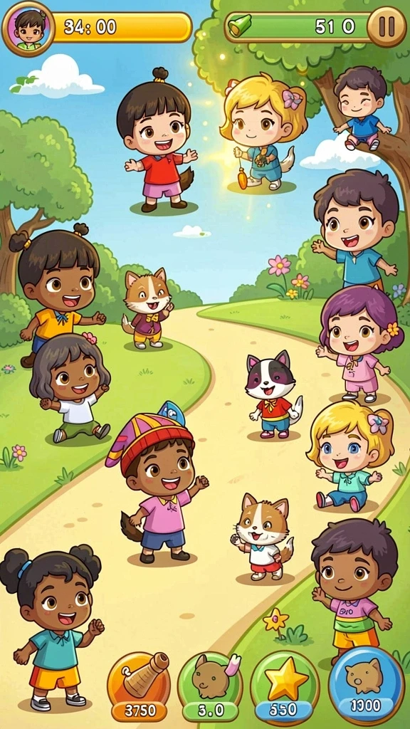 Fitur mini-game yang dapat dimainkan bersama teman.