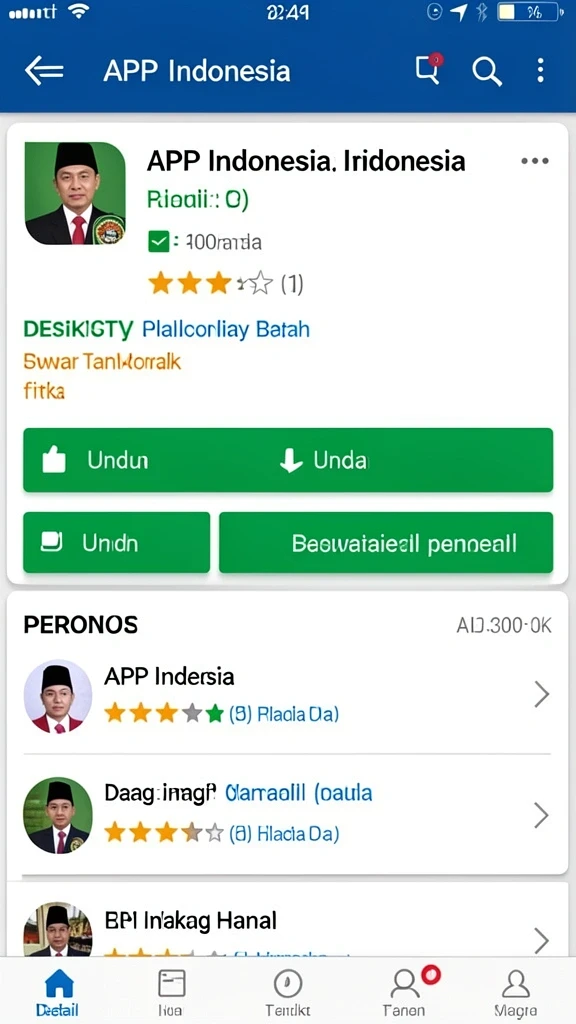 Screenshot memperlihatkan grafis indah dari pemandangan dalam game.