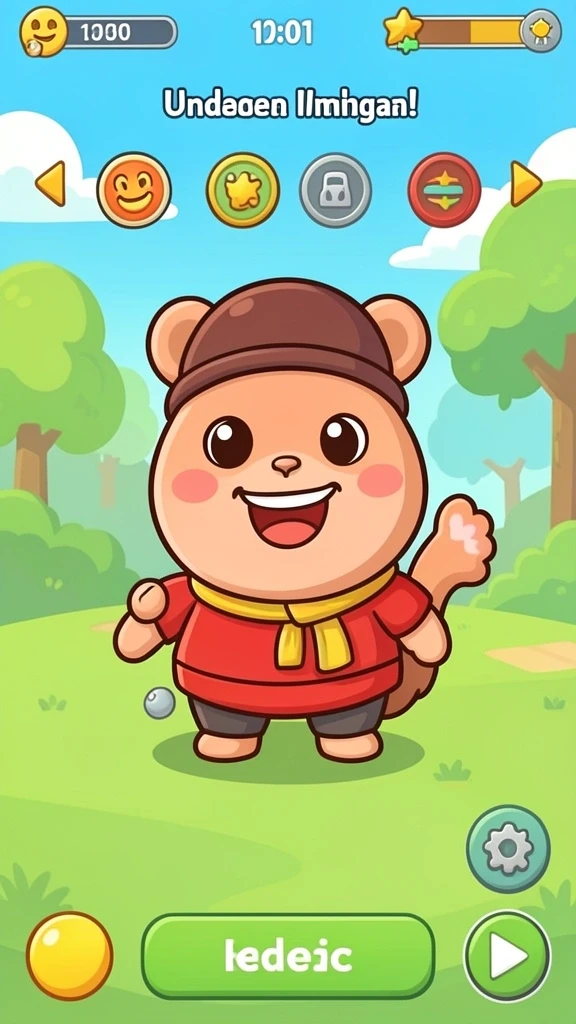 Tampilan game slot yang menarik dan berwarna-warni.