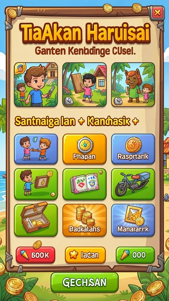 Leaderboard yang mendorong persaingan antar pemain.