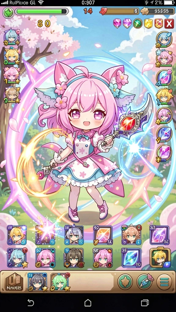 Menunjukkan hadiah yang bisa didapat dalam event bulanan CUCUTOTO.