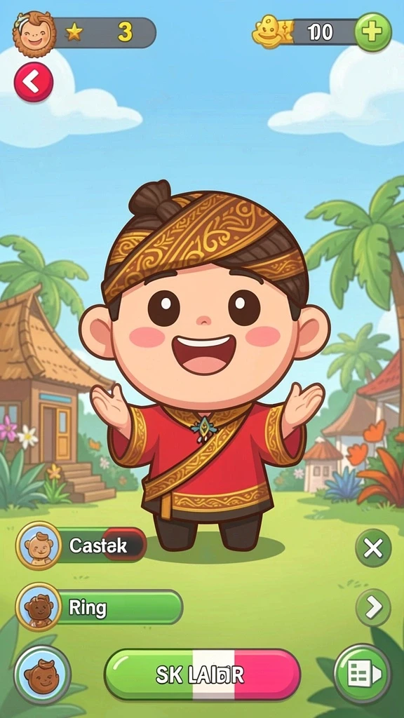 Berbagai level menarik dengan tantangan unik.