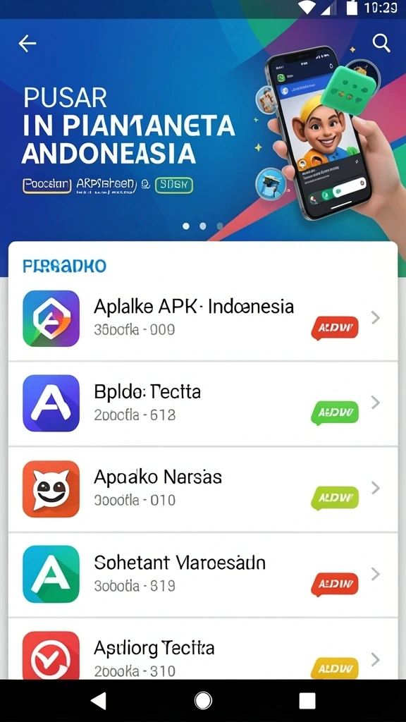 Tampilan antarmuka pengguna yang menarik.