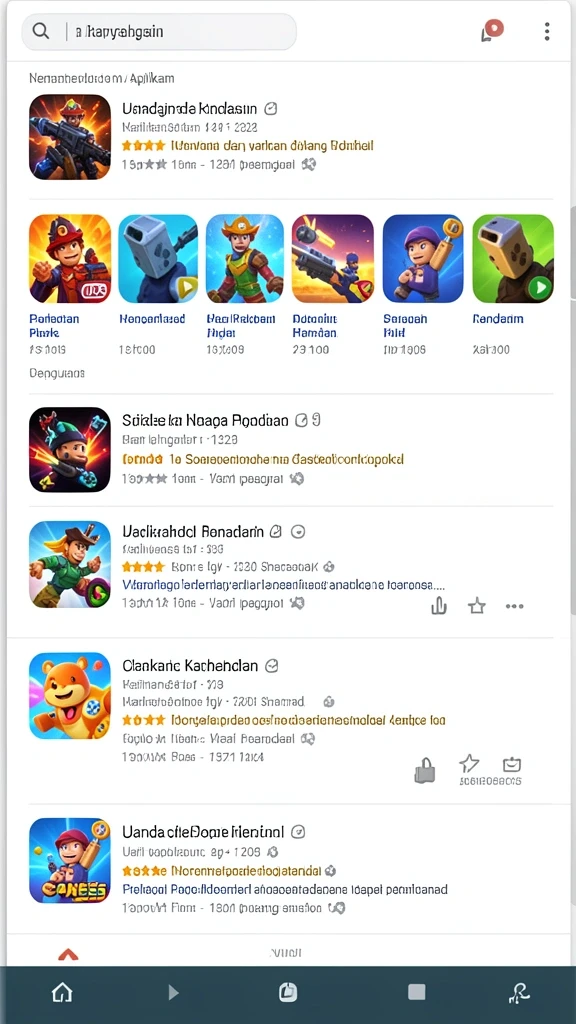 Karakter unik yang bisa dipilih dan di-upgrade.