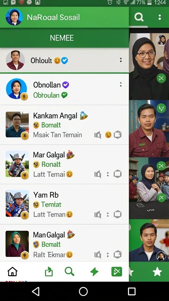 Komunitas aktif yang mendukung pemain.