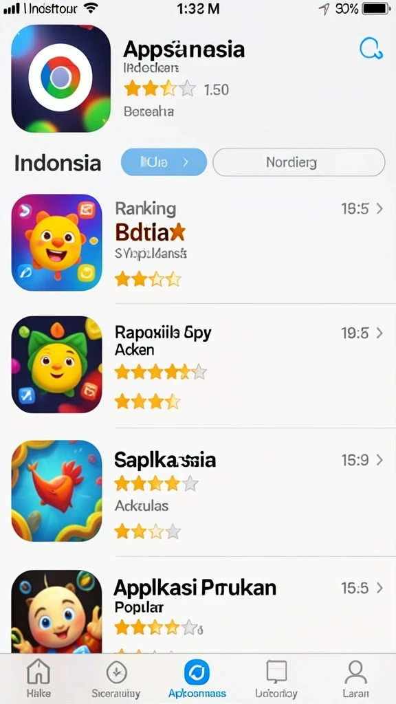 Fitur kontes dengan banyak kompetisi seru.