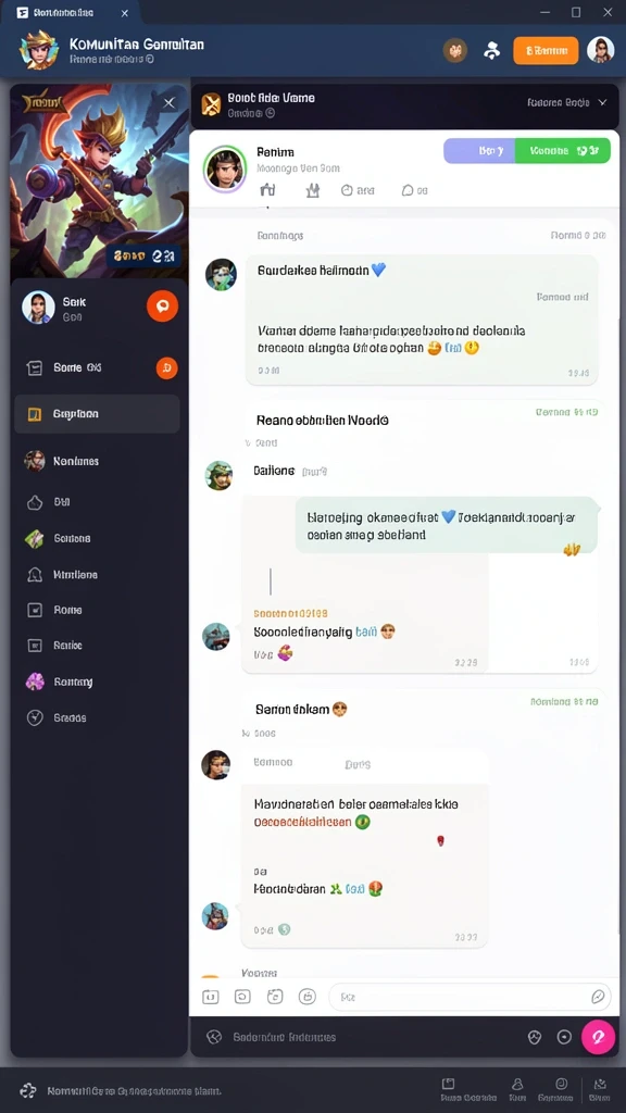 Momen seru saat pemain berinteraksi dalam IDNGARUDA.