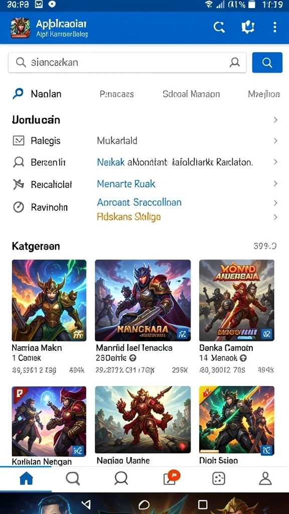 Tampilan permainan IDNSERU yang penuh warna dan menghibur.