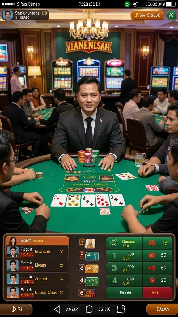 Gameplay interaktif dengan karakter unik.