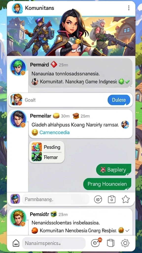 Karakter unik dengan kemampuan spesial.