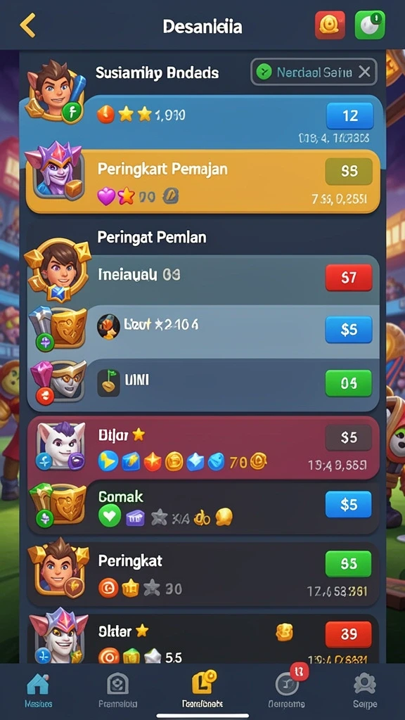 Tampilan awal LION4D yang menarik dan penuh warna.