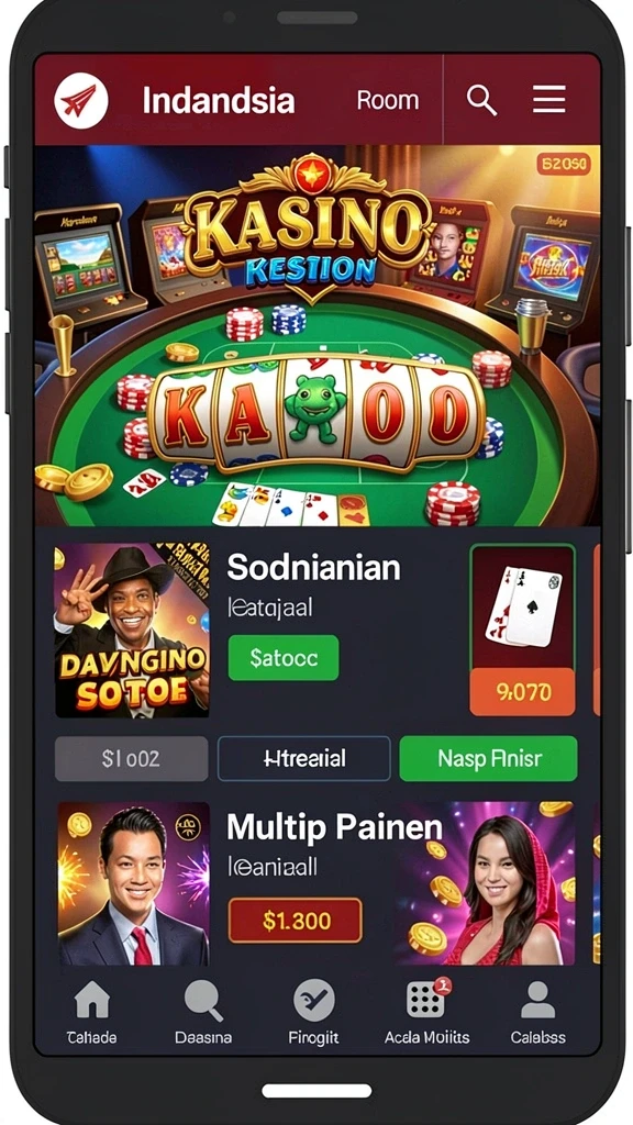 Tampilan mesin slot yang menarik dan beragam.