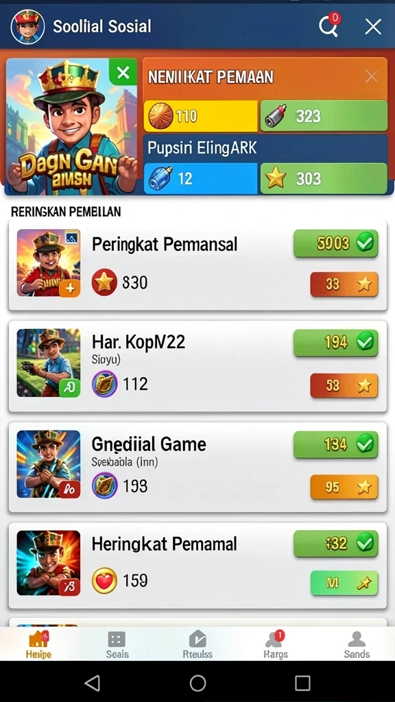 Grafik yang memukau membuat pengalaman bermain semakin seru.