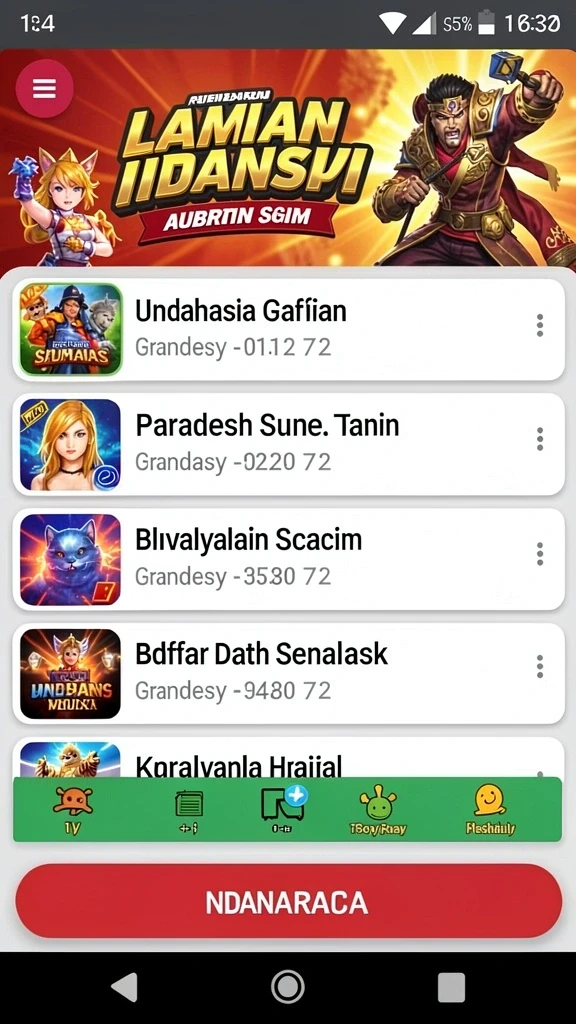 Ragam level yang menantang di setiap langkah.