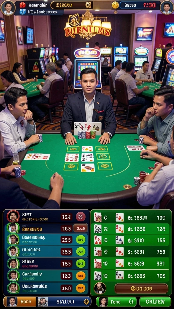 Berbagai pilihan permainan tersedia.