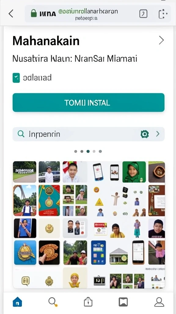 Screenshot 1: Tampilan awal game MAXSERU yang penuh warna.