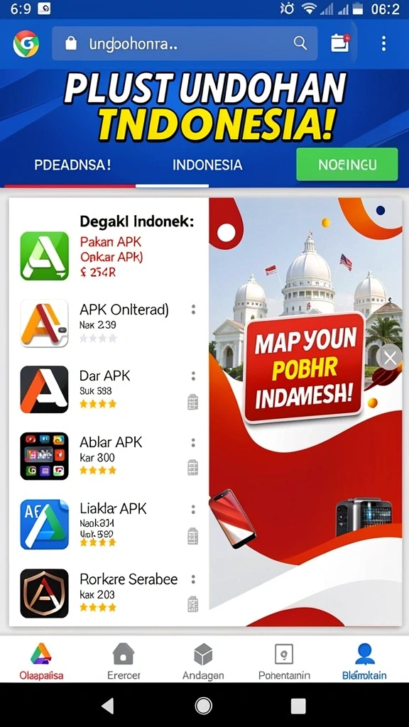Tampilan level yang menakjubkan di MENARA4D.