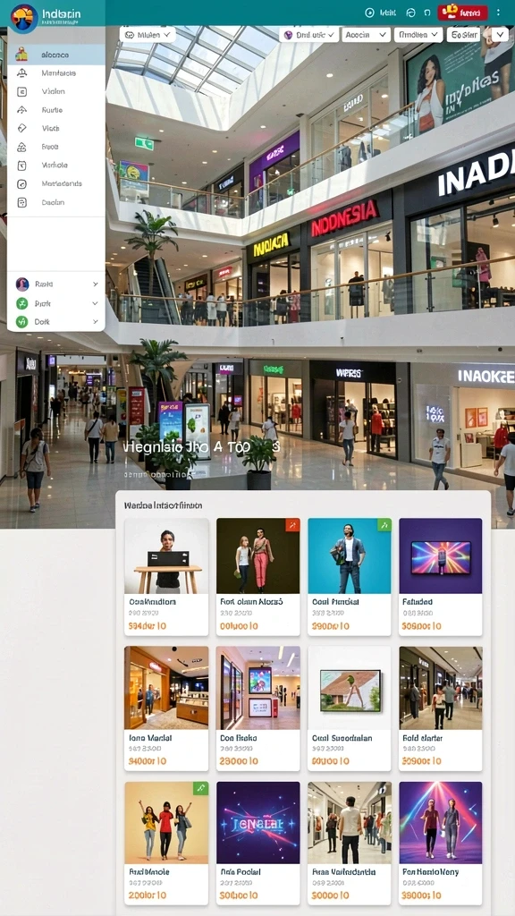 Fitur live chat untuk berinteraksi dengan pengguna lain.