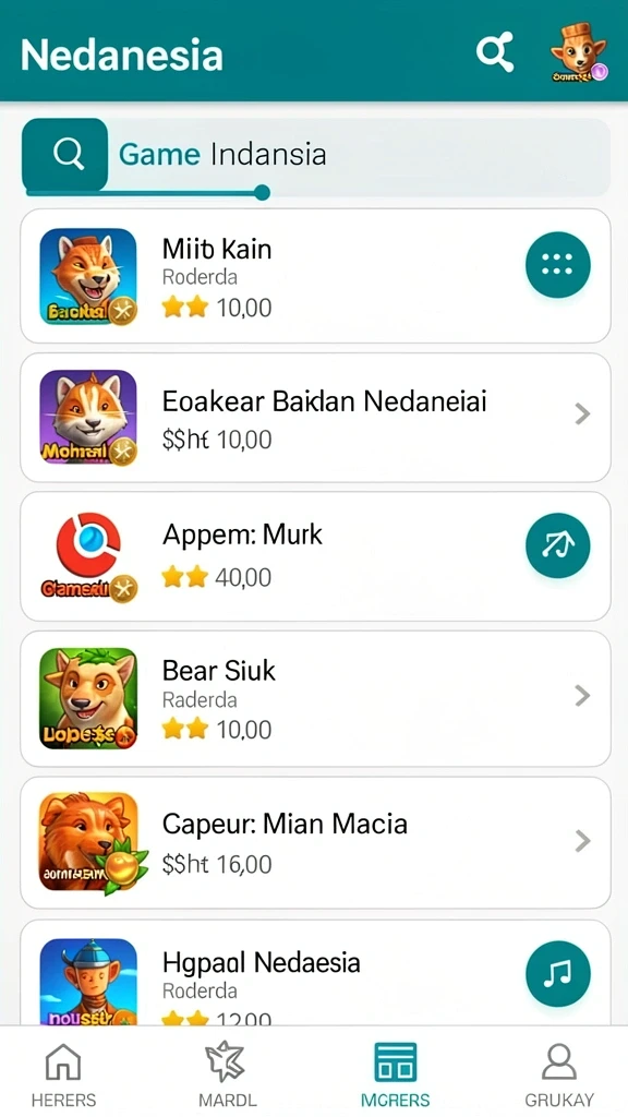 Tampilan antarmuka yang ramah pengguna dan menarik.