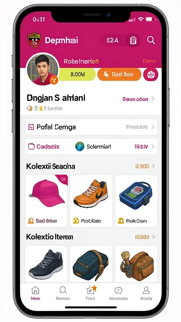 Screenshot menunjukkan karakter penyelam di tengah lautan yang indah.