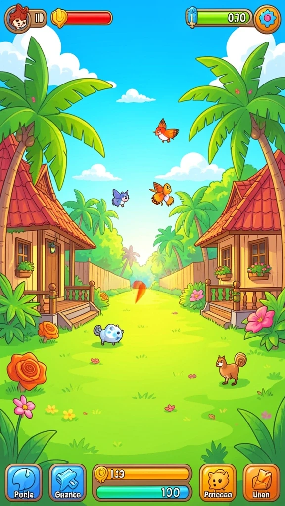 Tangkapan layar menampilkan pemandangan indah dalam game.