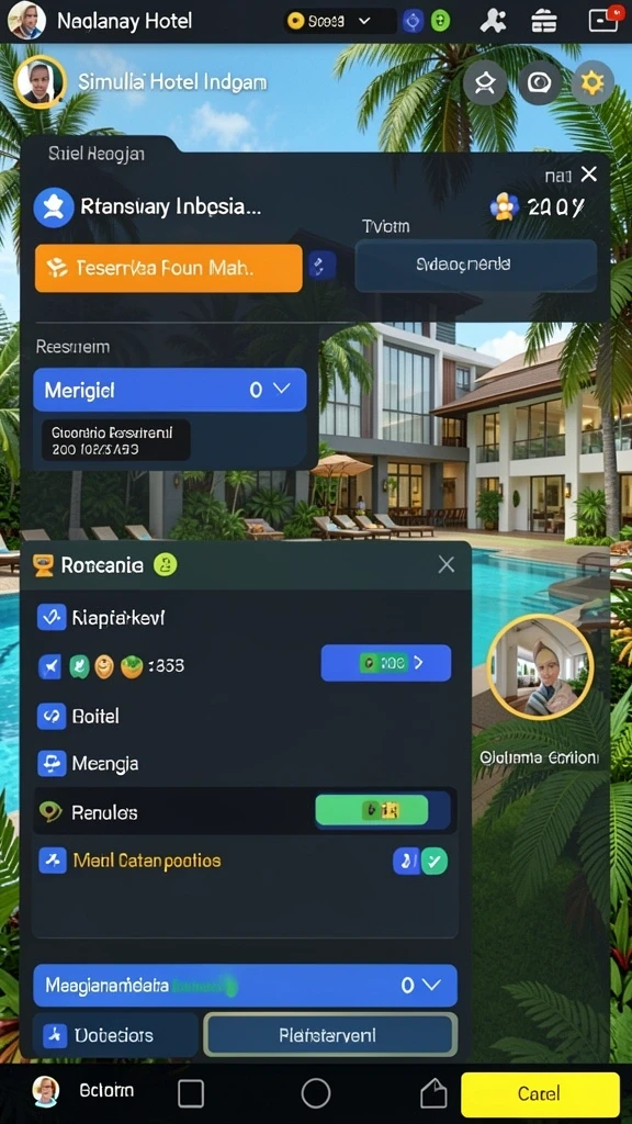 Tampilan antarmuka yang modern dan user-friendly.