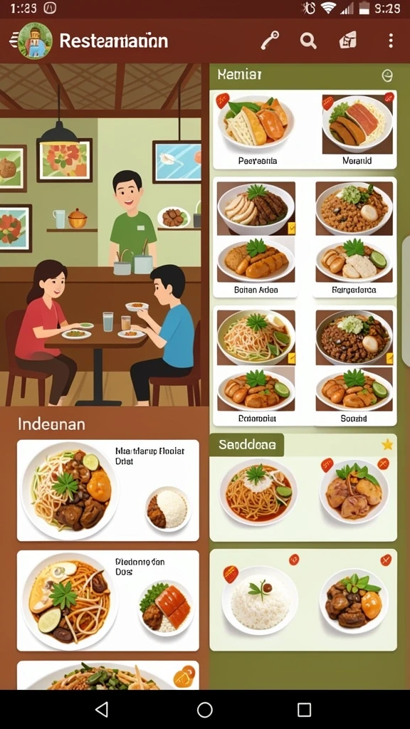 Tampilan antarmuka yang menarik dan mudah digunakan.
