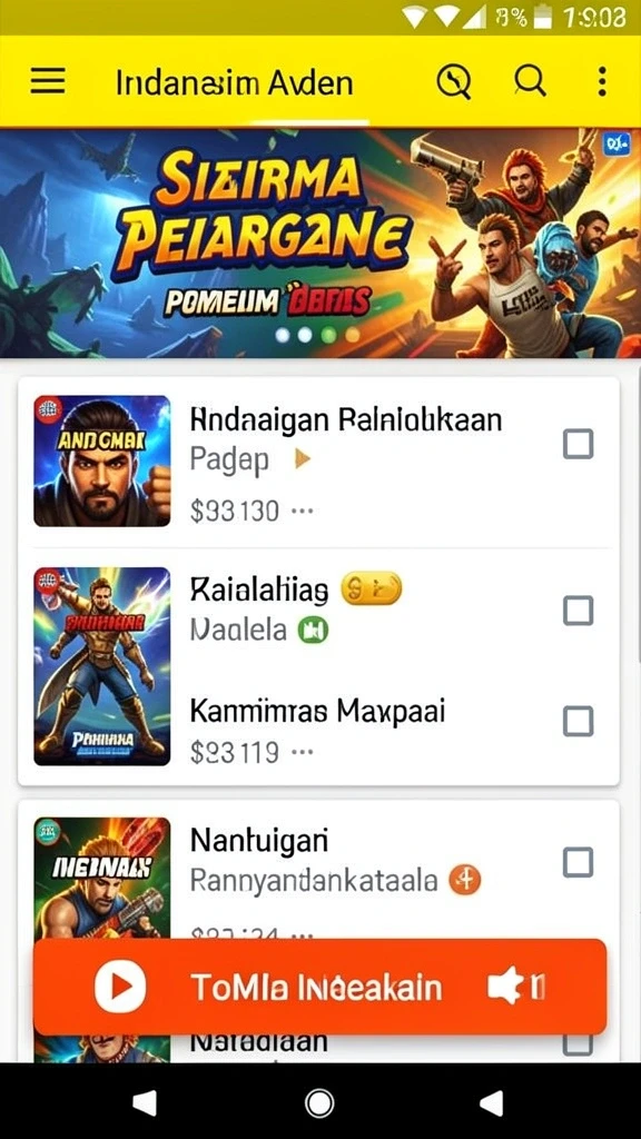 Gambar aksi seru dalam permainan S9S9.