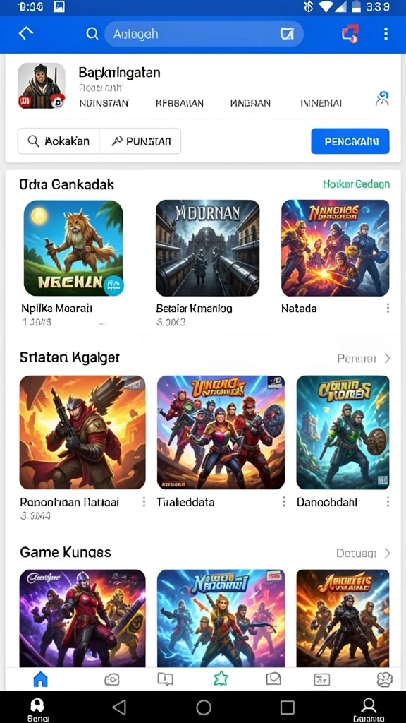 Screenshot dari level baru yang menantang.