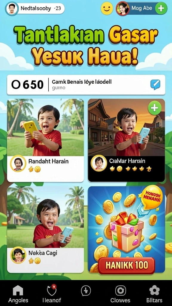 Pengguna dapat menemukan berbagai permainan judi menarik.