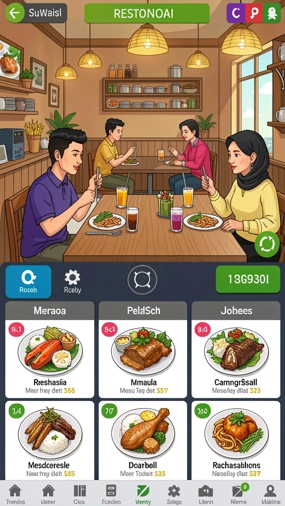 Tampilan antarmuka yang mudah dinavigasi.