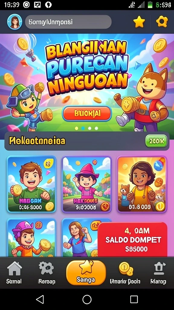 Berbagai karakter menarik yang dapat dipilih oleh pemain.