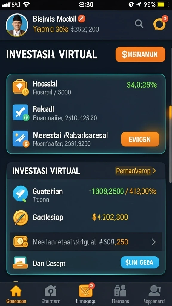 Karakter dengan kustomisasi yang beragam.