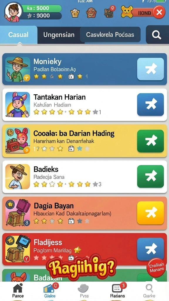 Gameplay seru yang penuh tantangan dan misi menarik.