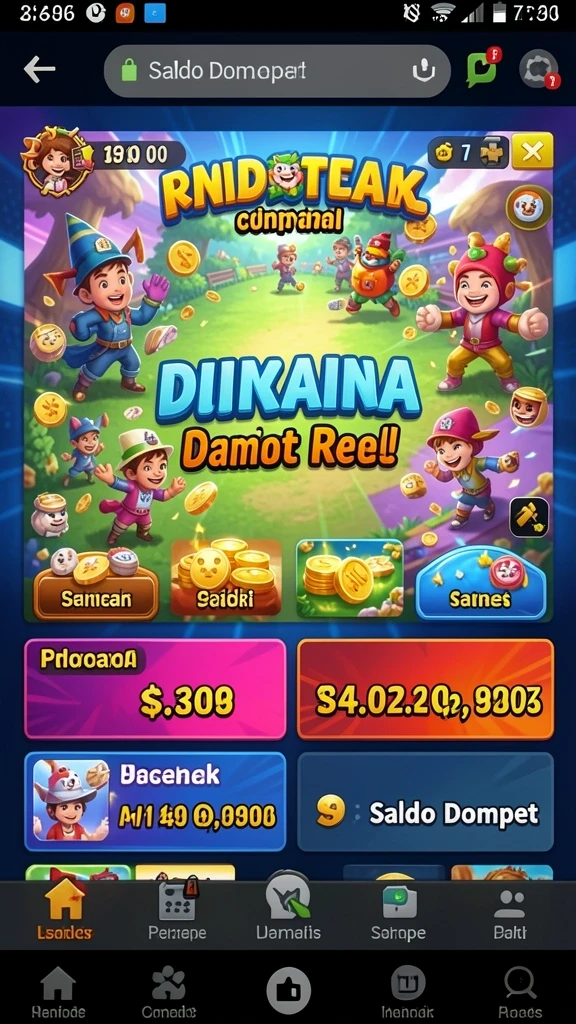 Berbagai permainan slot dengan tema menarik.