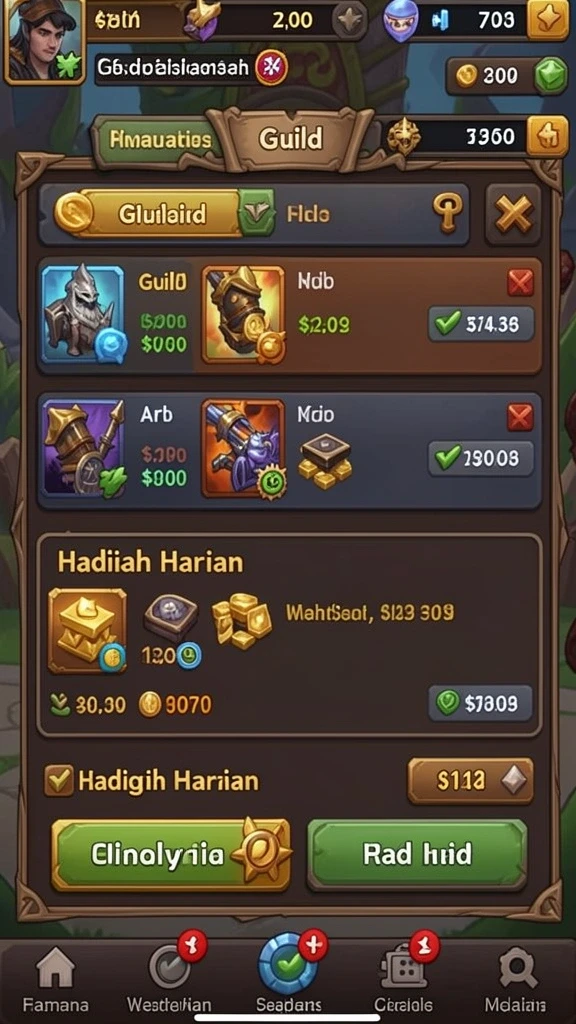 Screenshot memperlihatkan karakter unik yang tersedia di ZK988.